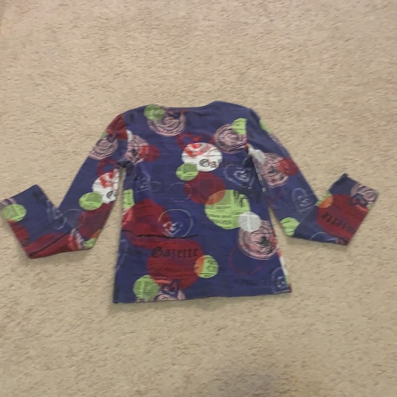 john galliano girls size 10 long sleeve tee - Picture 2 of 3
